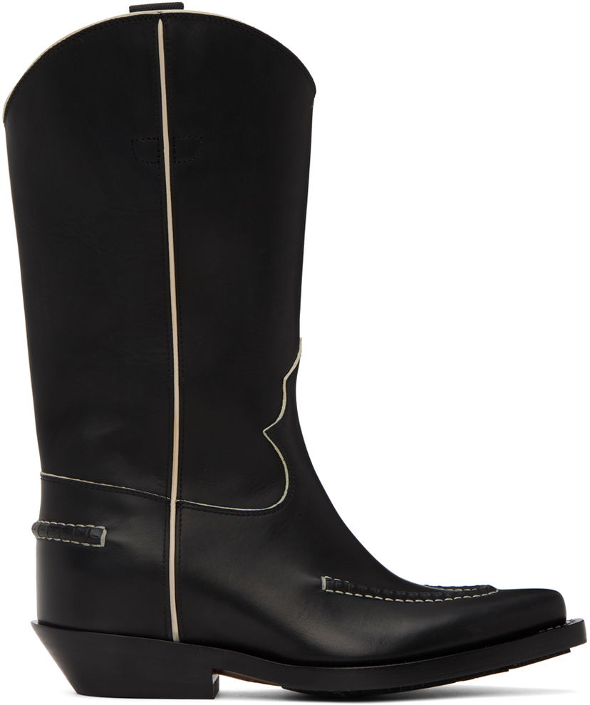 Кецове и обувки CHLOÉ Chloé Nellie Cowboy Boots Черно | CHC22W709A3