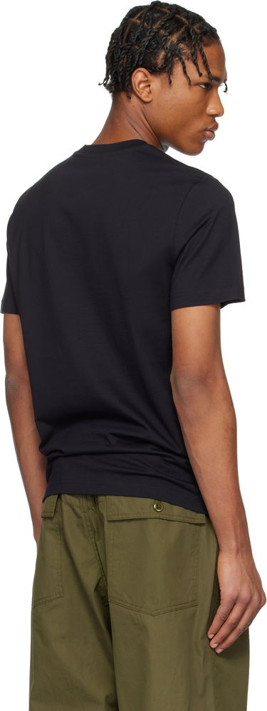 Тениска Moncler Moncler Archive Embroidered Logo Cotton T-Shirt Черно | K10918C0006389AJS, 2