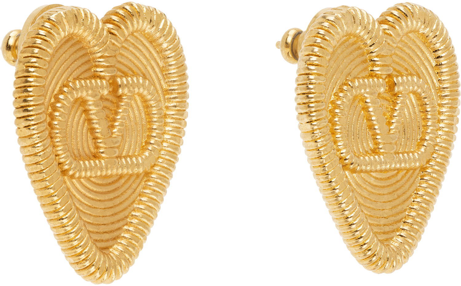 Обеци Valentino Valentino Garavani Fil Perdu Heart Gold Earrings Металик | 6W0J0Z54MET, 1