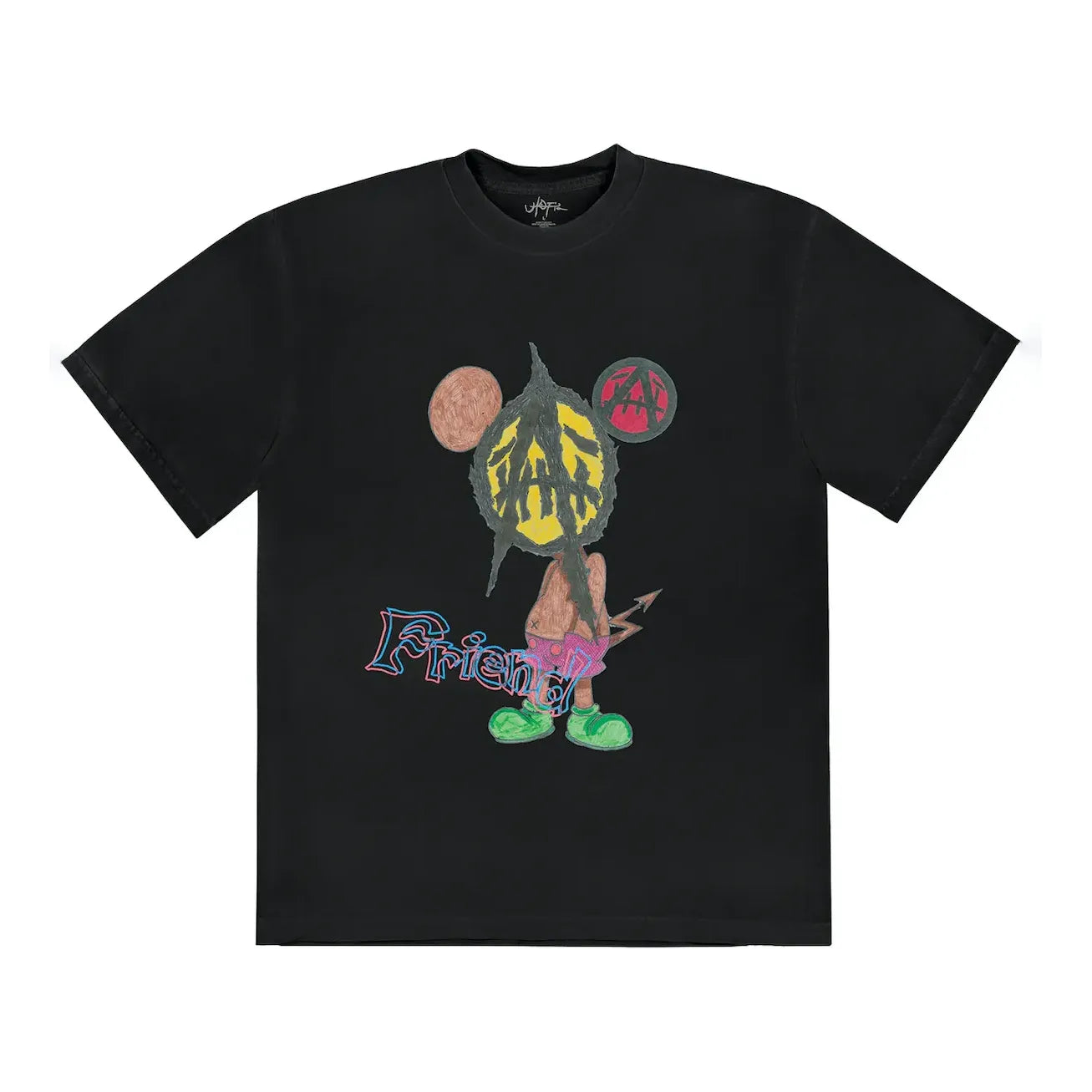 Тениска Cactus Jack by Travis Scott Travis Scott x St Michael Utopia 2B Graphic Tee Черно | TSUT-SS28, 0