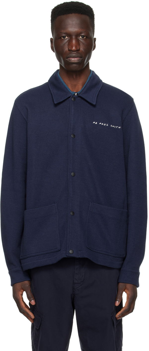 Пуловер Paul Smith PS Paul Smith Press-Stud Jacket Тъмно синьо | M2R-771Y-M21976-49, 0
