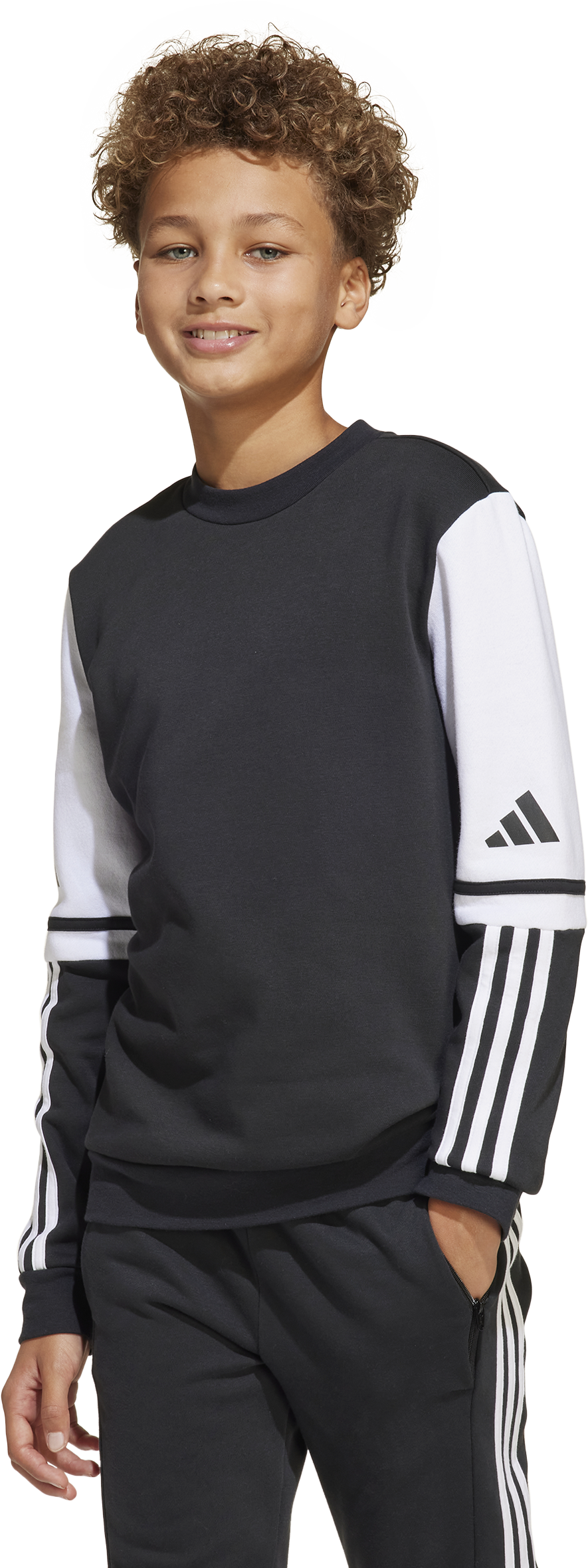 Суитчър adidas Originals SQ25 Crewneck Sweatshirt Черно | je2773, 1