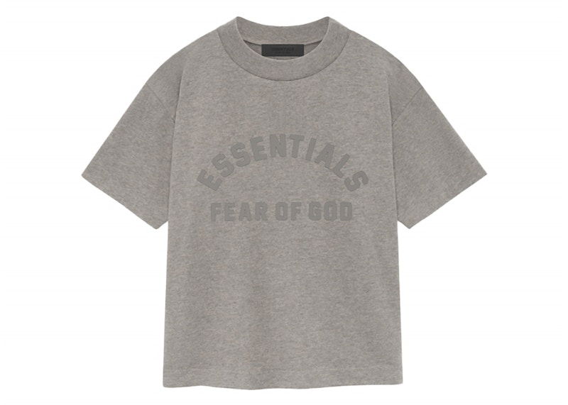 Тениска Fear of God Essentials Core Collection Kids S/S Tee Сиво | 785SU241011K, 0