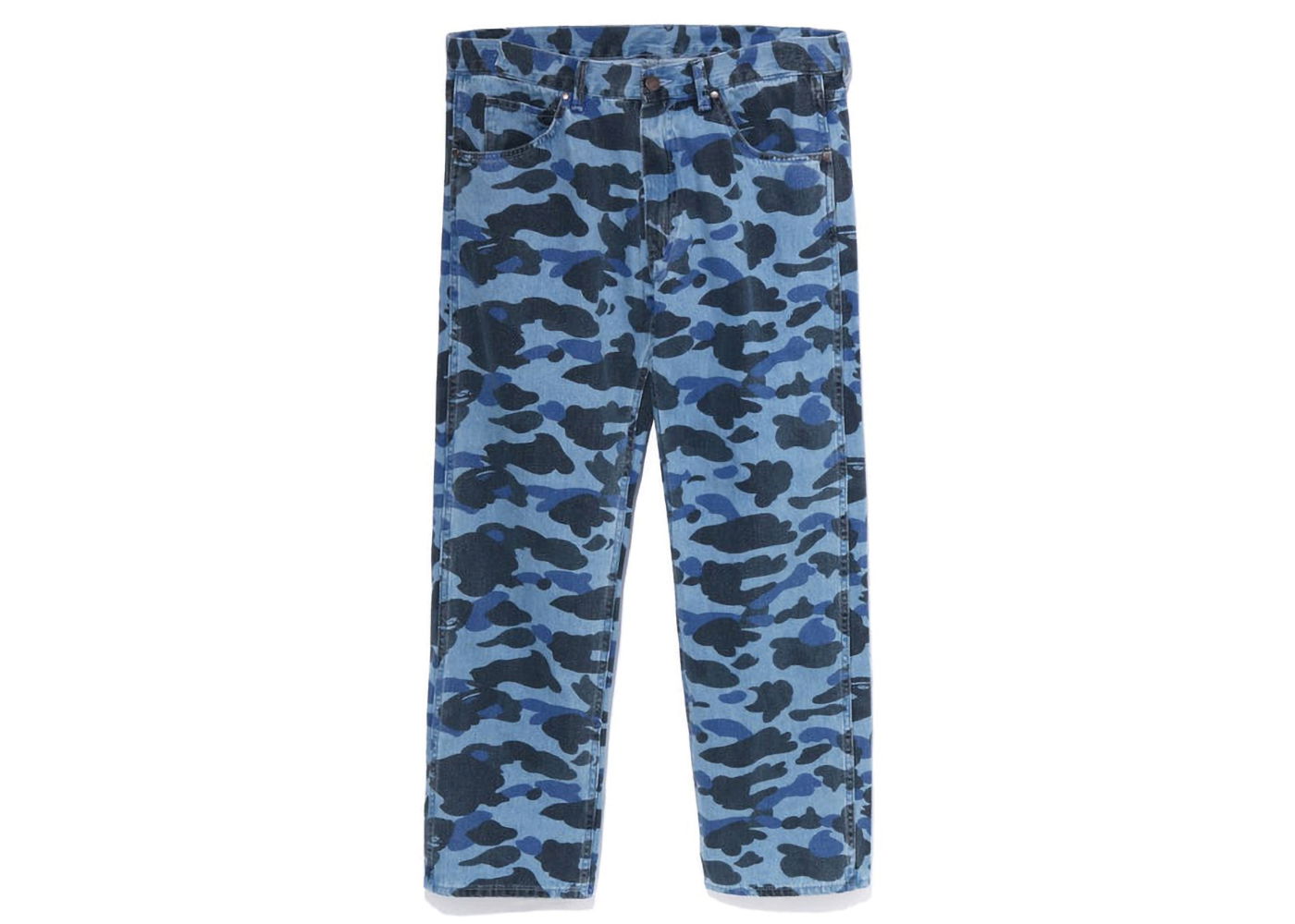 Спортни панталони BAPE Color Camo Denim Pants Тъмно синьо | 1J30-150-003, 0