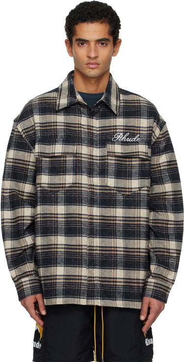 Риза Rhude 'Rhude' Script Flannel Shirt Многоцветен | RHFW25ST03012, 0