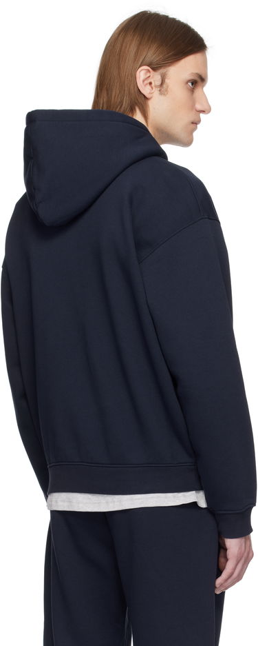 Суитчър SKIMS SKIMS Fleece Relaxed Hoodie Тъмно синьо | PL-PLO-8461M-NAVY, 2