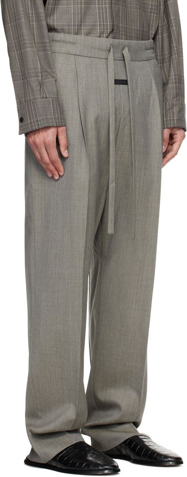 Панталони Fear of God Virgin Wool Drawstring Straight Trousers Сиво | FG25FW65-650HWH-292, 1