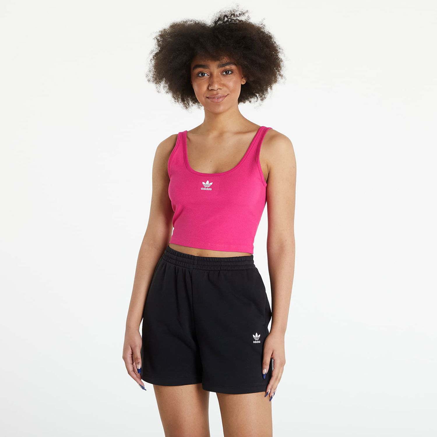 Потник adidas Originals Adicolor Essential Rib Tank Top Розово | HG6164, 0