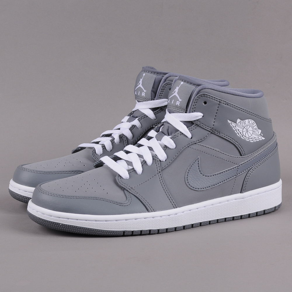 Кецове и обувки Jordan Air Jordan 1 Retro Mid ''Cool Grey'' Сиво | 554724-014, 1