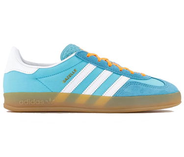 Кецове и обувки adidas Originals Gazelle Indoor Preloved Blue White Gum Тюркоазено | HQ9017, 0