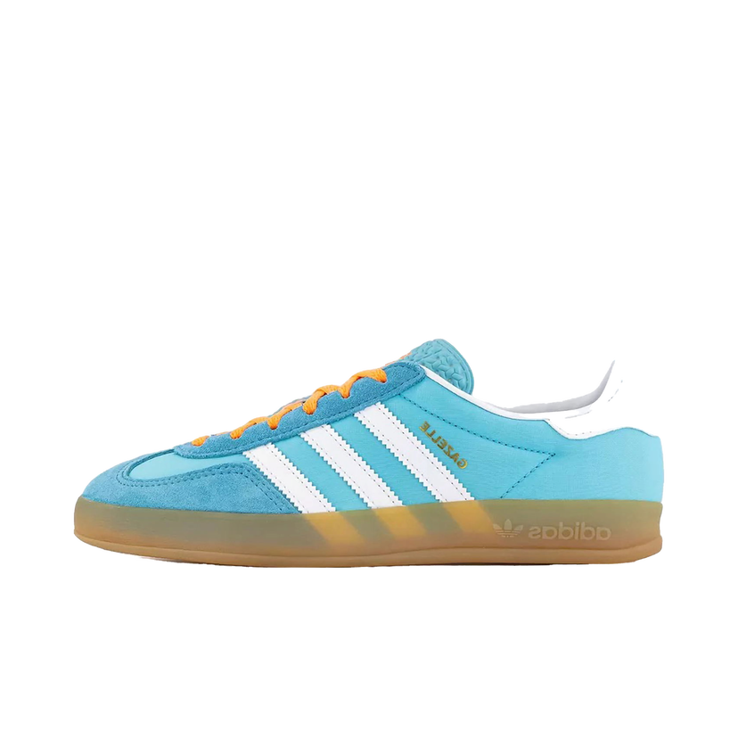 Кецове и обувки adidas Originals Gazelle Indoor Preloved Blue White Gum Тюркоазено | HQ9017