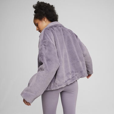 Суитчър Puma Women's Soft Fleece Jacket Лилаво | 626517_30, 3