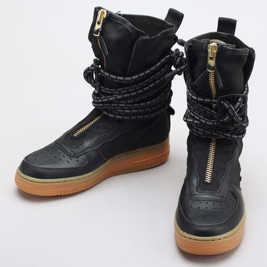 Кецове и обувки Nike SF Air Force 1 High ''Black Gum'' W Черно | AA3965-001, 2
