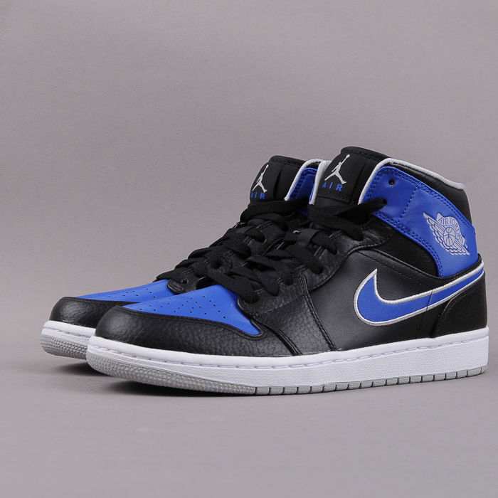Кецове и обувки Jordan Air Jordan 1 Mid "Game Royal" Черно | 554724 007, 1