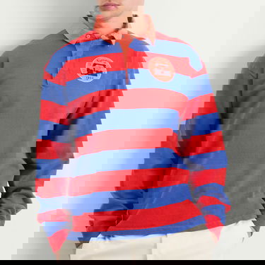 Риза Bode Bode Clubhouse Rugby Shirt, Size Large Червено | MRF25CS004, 5