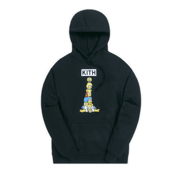 Суитчър KITH For The Simpsons Family Stack Hoodie Черно | KH2628 100, 0