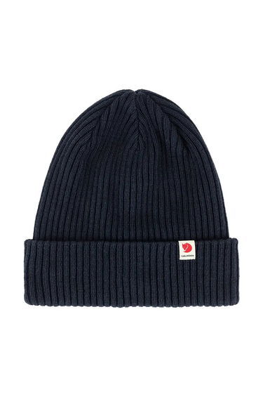 Шапка FJÄLLRÄVEN Ribbed Beanie Синьо | F13100184.555, 0