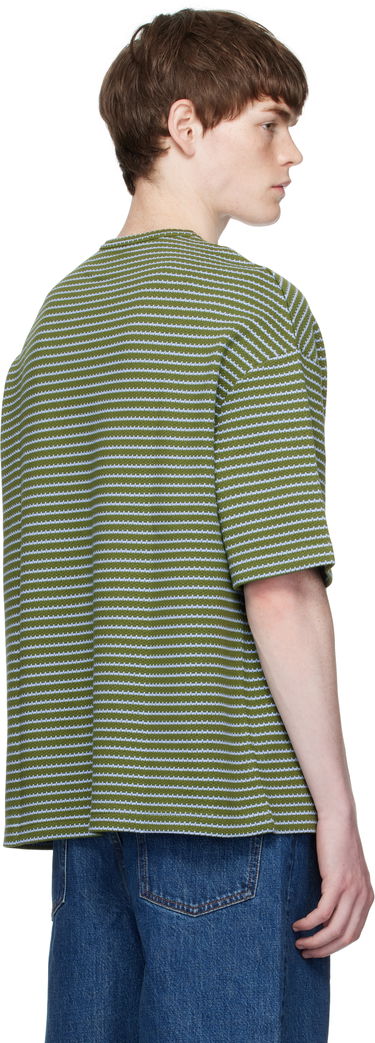 Тениска A.P.C. A.P.C. Bahia Striped T-Shirt Зелено | COHJD-H26231, 2