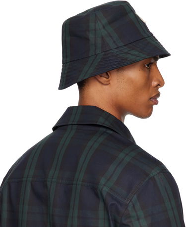 Шапка Moncler Moncler Reversible Black Watch Tartan Bucket Hat Тъмно синьо | K20913B00027M7661, 2
