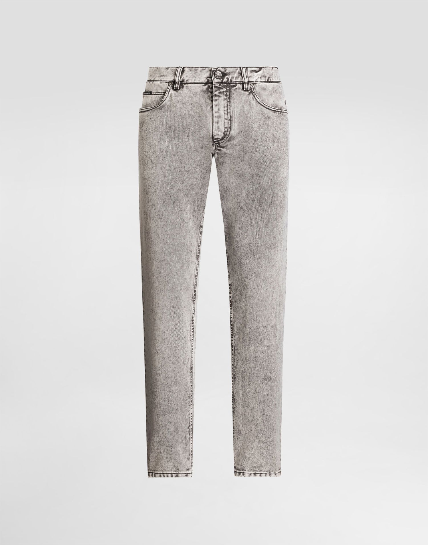Дънки Dolce & Gabbana Dolce & Gabbana Regular Fit Acid Wash Jeans Сиво | GYJCCDG8NJ7S9001, 0