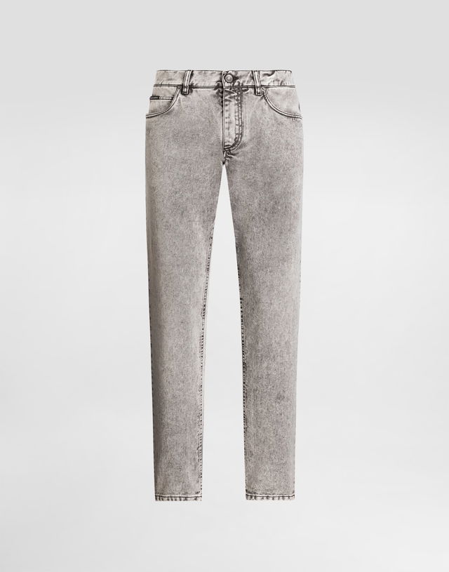Dolce & Gabbana Regular Fit Acid Wash Jeans