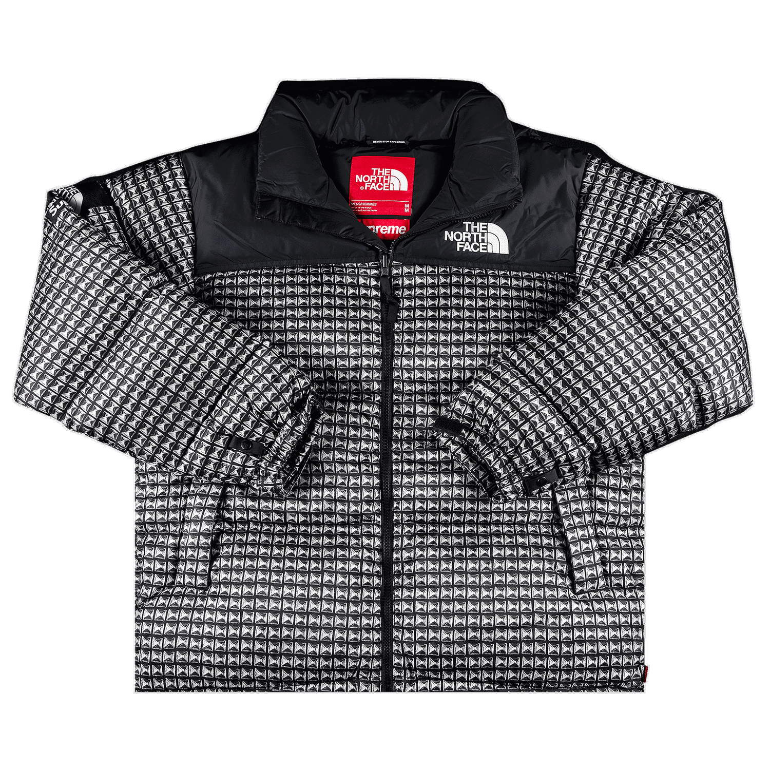 Пухо яке Supreme The North Face x Studded Nuptse Jacket Черно | SS21J6 BLACK, 0