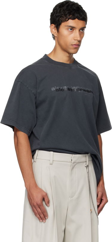Тениска Alexander Wang Alexander Wang Short Sleeve T-Shirt Сиво | UCC3251847, 1