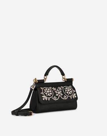 Дамска чанта Dolce & Gabbana Small Sicily Handbag Черно | BB7116AY4018S488, 1