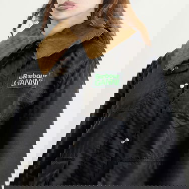 Палта Barbour Barbour x GANNI Hooded Wax Coat Classic Tartan Многоцветен | LWX1527NY71, 5