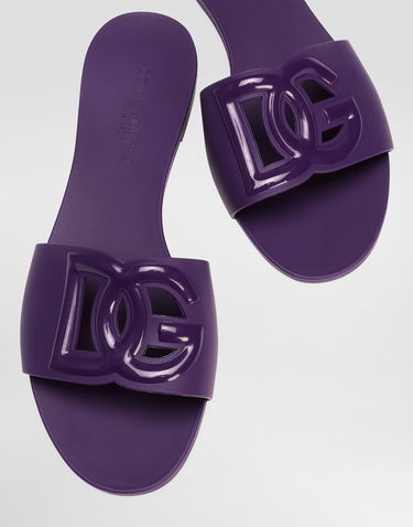 Аксесоари Dolce & Gabbana Dolce & Gabbana Rubber Slides Лилаво | CW2215AN9948H438, 3