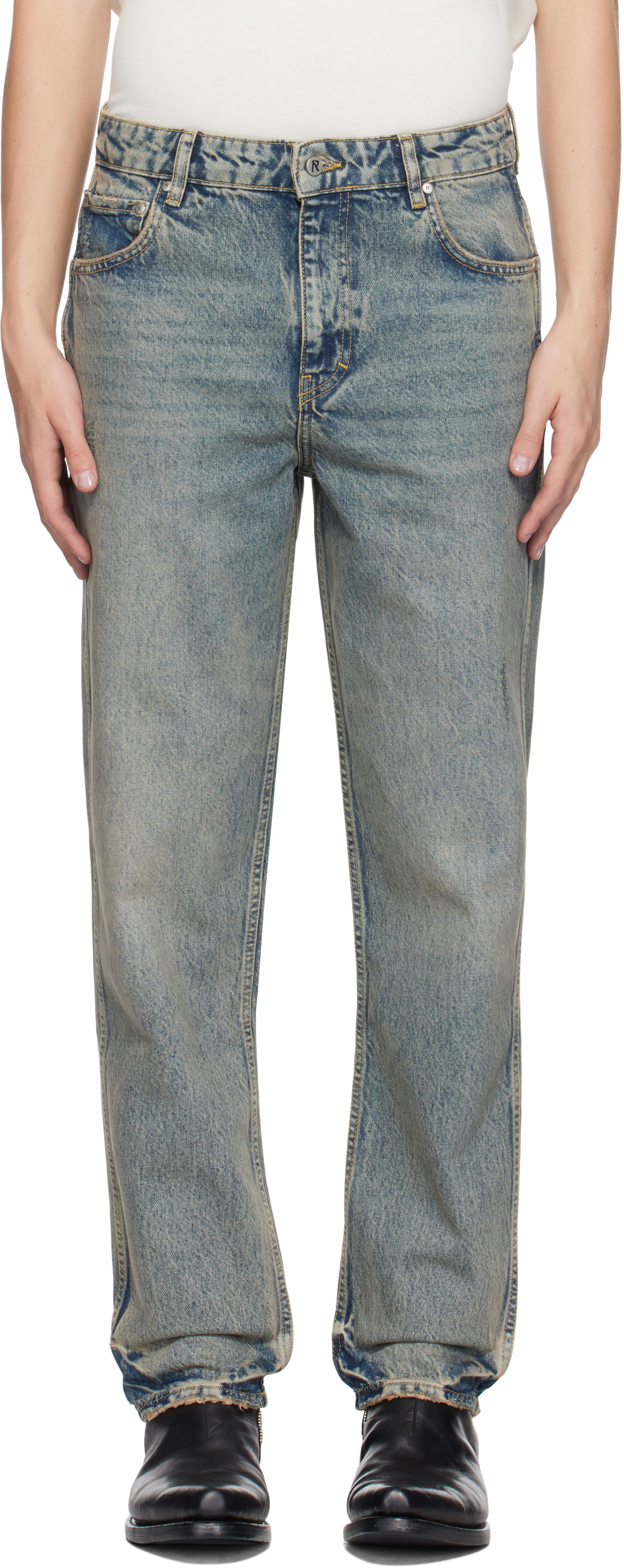 Дънки Represent Clo Straight Leg Jeans Синьо | MLM61131, 0