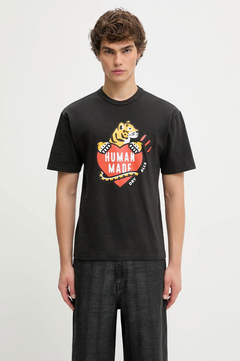 Тениска Human Made Tiger Graphic T-shirt Черно | HM30TE007