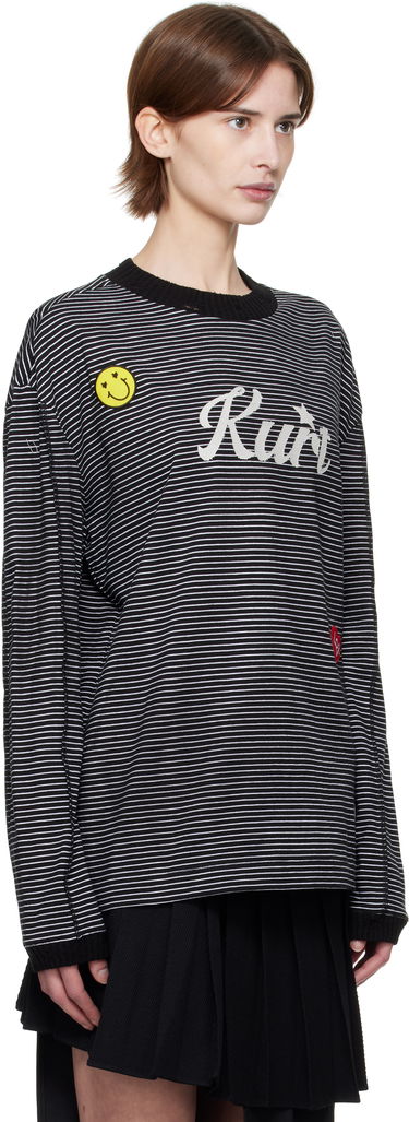 Пуловер Andersson Bell Andersson Bell Kurt Striped Long Sleeve T-Shirt Черно | atb1247m, 1