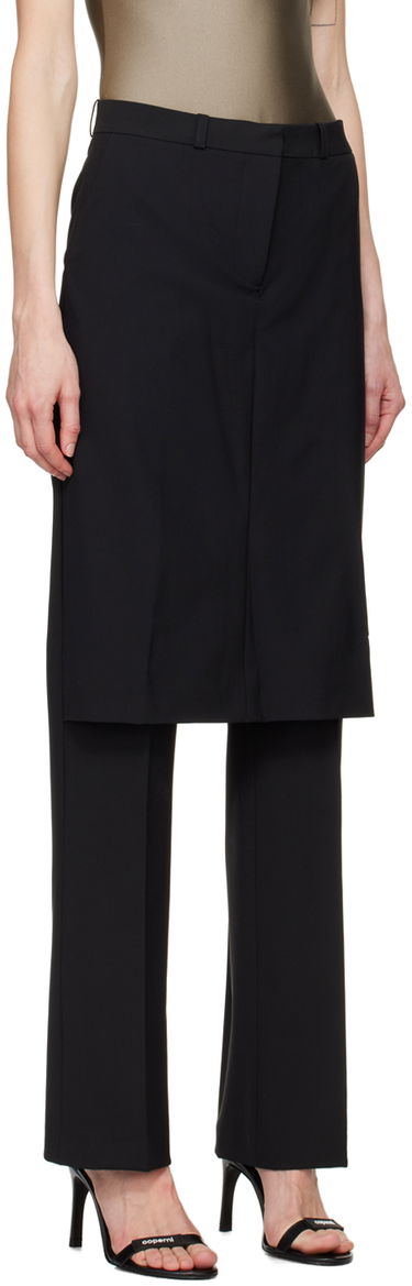 Панталони Coperni Coperni Skirt Overlay Trousers Черно | COPP64106, 1