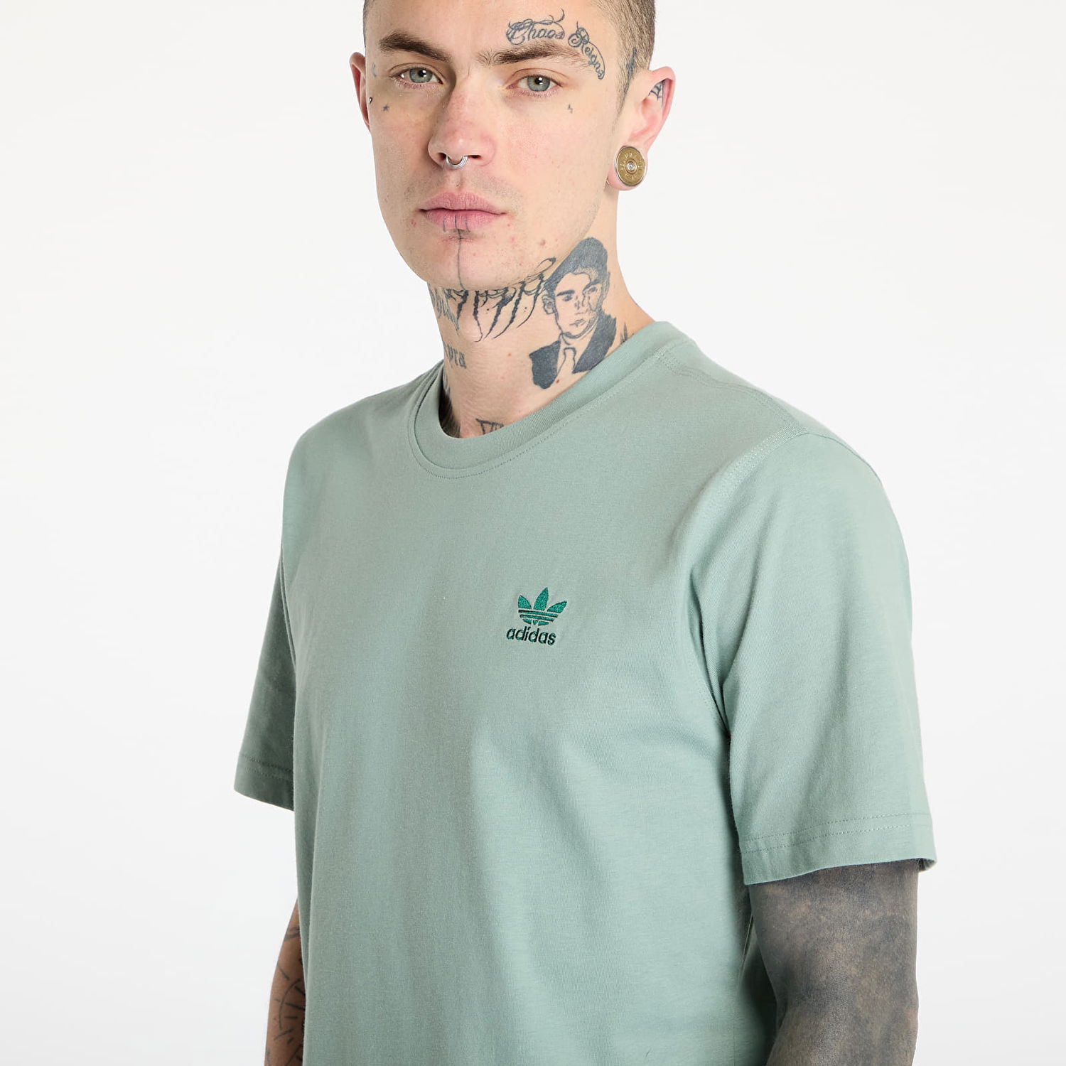 Тениска adidas Performance Trefoil Essentials T-Shirt Зелено | JC9993, 1