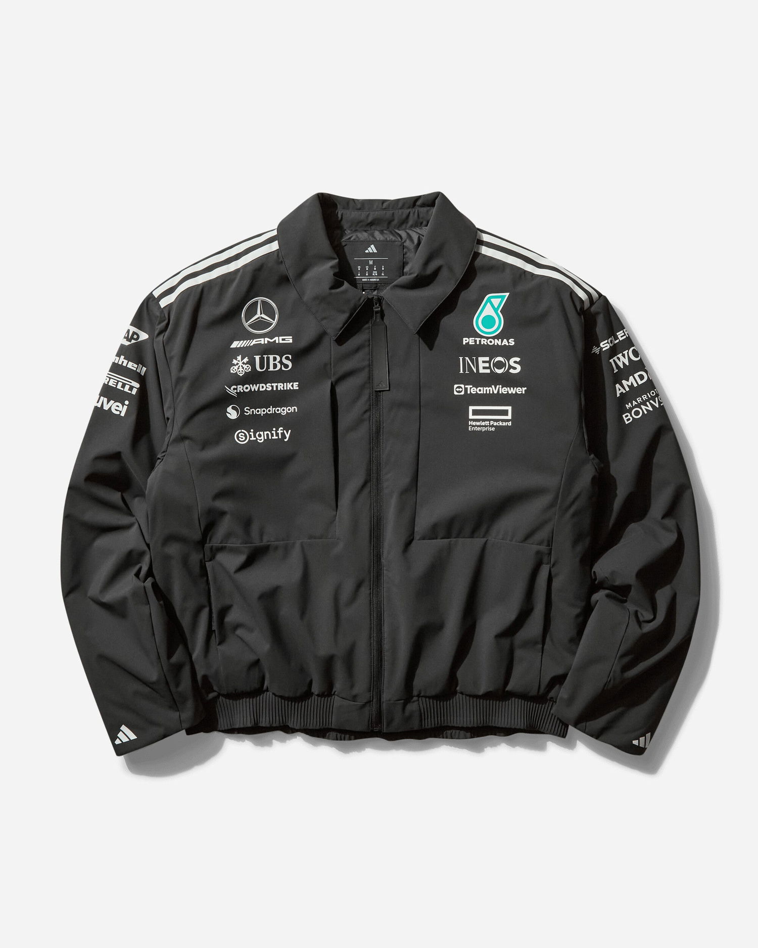 Яке бомбър adidas Performance Mercedes-AMG Petronas Formula One Team Jacket Черно | JX0748, 1