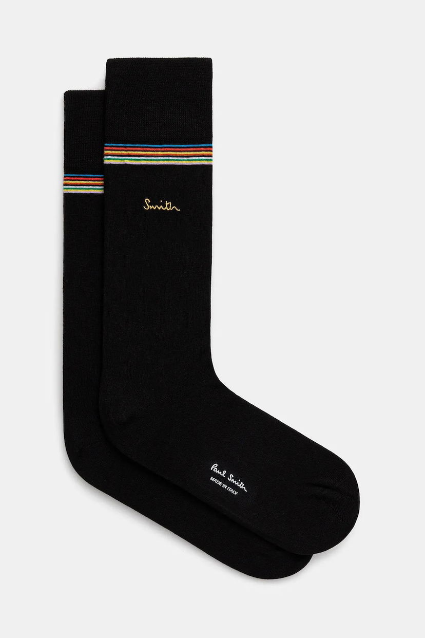 Чорапи Paul Smith Paul Smith Signature Stripe Socks Черно | M1A.380CI.T639