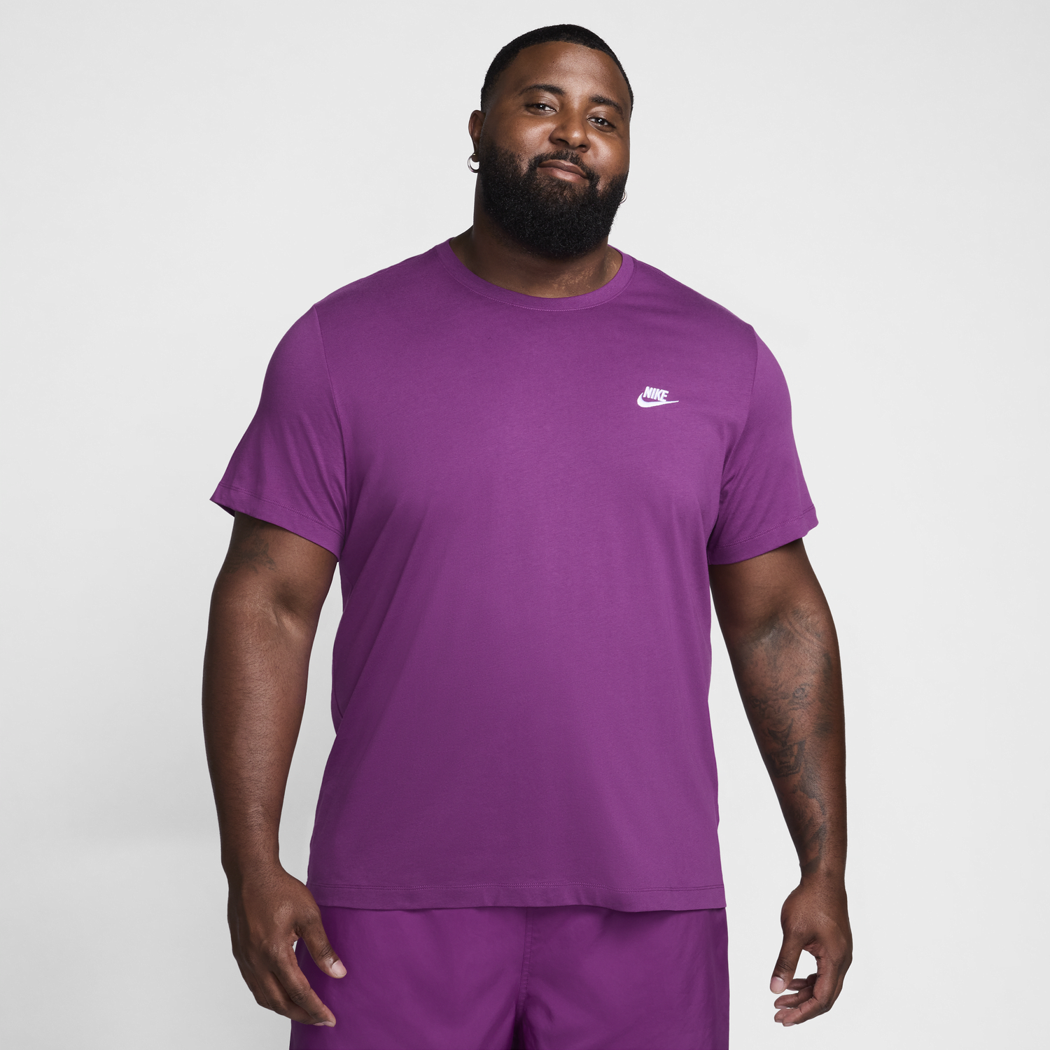 Тениска Nike Sportswear Club Лилаво | AR4997-504, 0