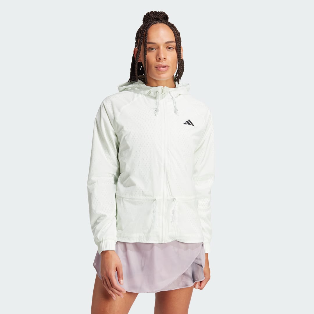 Ветровка adidas Performance Pro Full-Zip Jacket Бяло | IL7366, 0