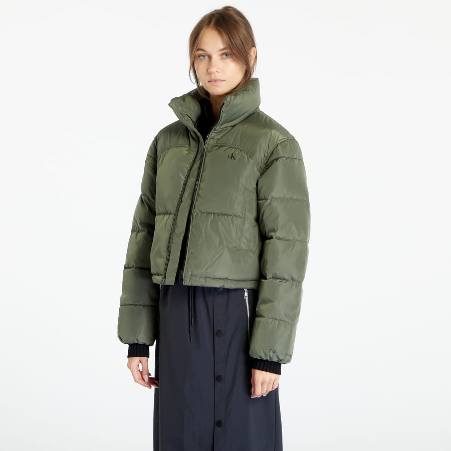 Пухо яке CALVIN KLEIN Non Down Cropped Зелено | J20J222340 LLP, 0