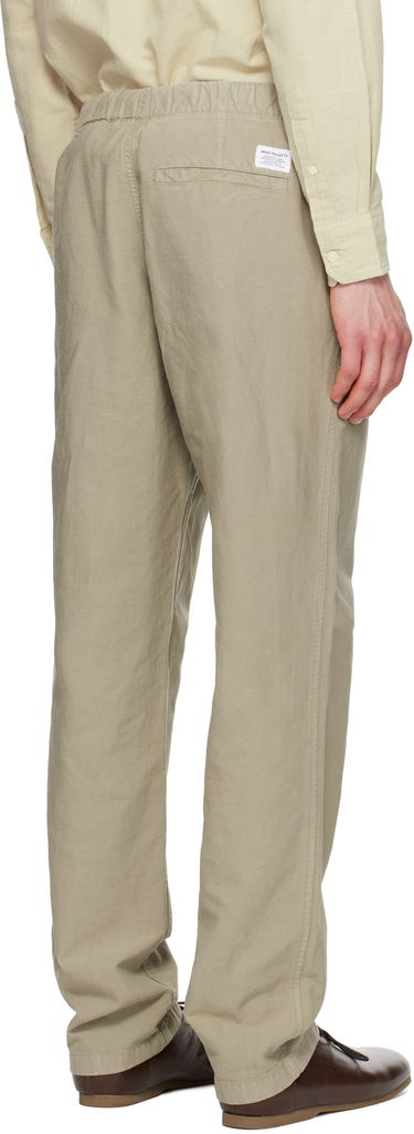 Панталони NORSE PROJECTS Norse Projects Ezra Relaxed Cotton Linen Trousers Бежово | N25-0420, 2
