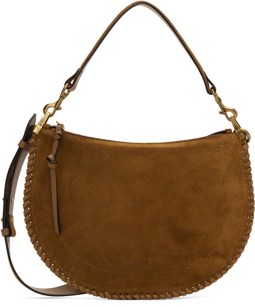 Чанта през рамо ISABEL MARANT Suede Shoulder Bag Кафяво | 25PBF0066FB-B2C06M