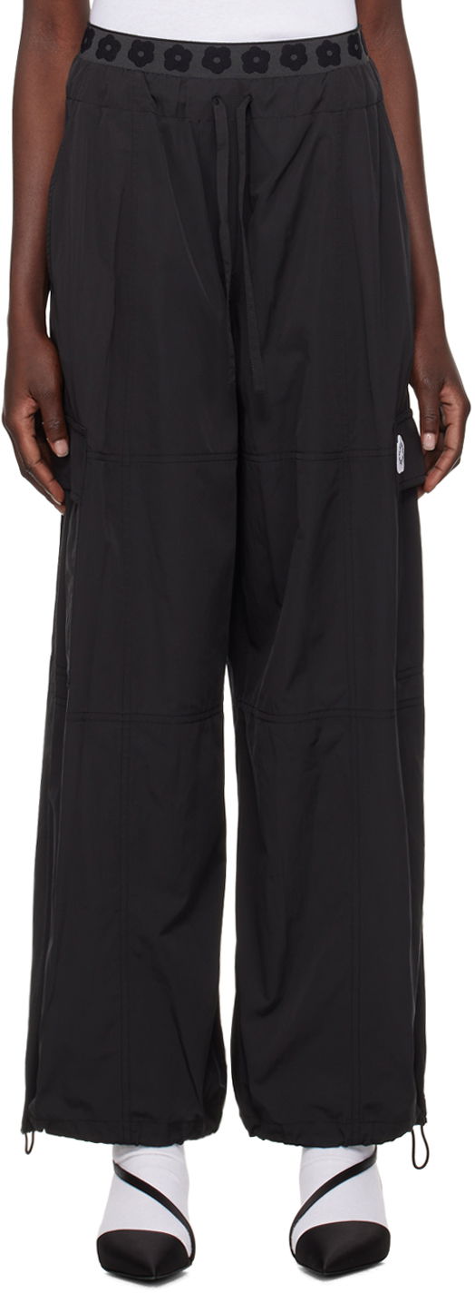 Панталони KENZO Paris Paneled Trousers Черно | FE52PA0829FI