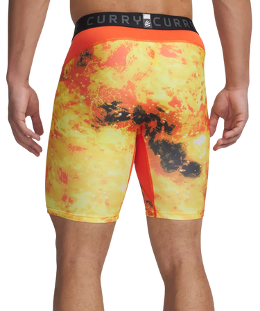 Боксерки Under Armour Curry HG Printed Compression Shorts Оранжево
 | 1379829-847, 2