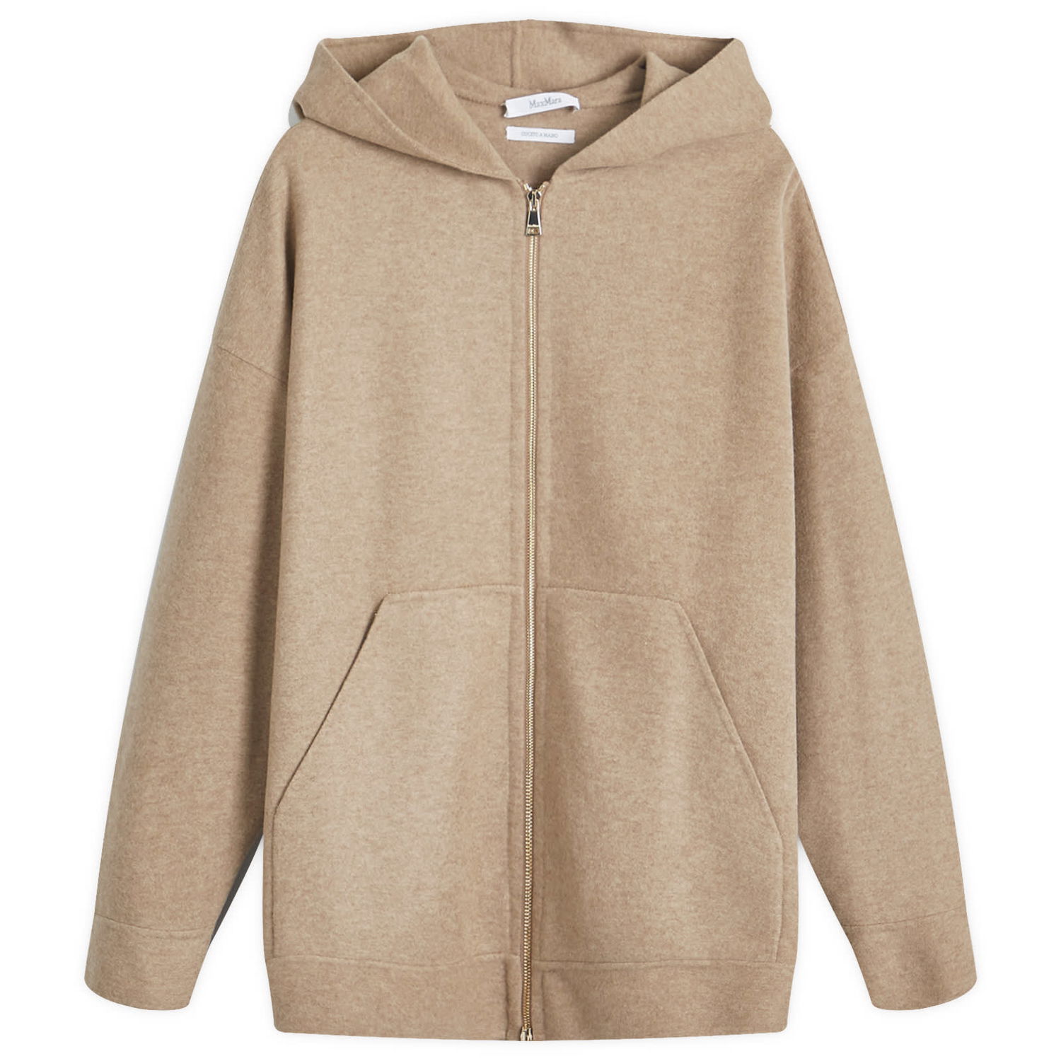 Суитчър Max Mara Knit Hoodie Бежово | 2421926012600-002, 0
