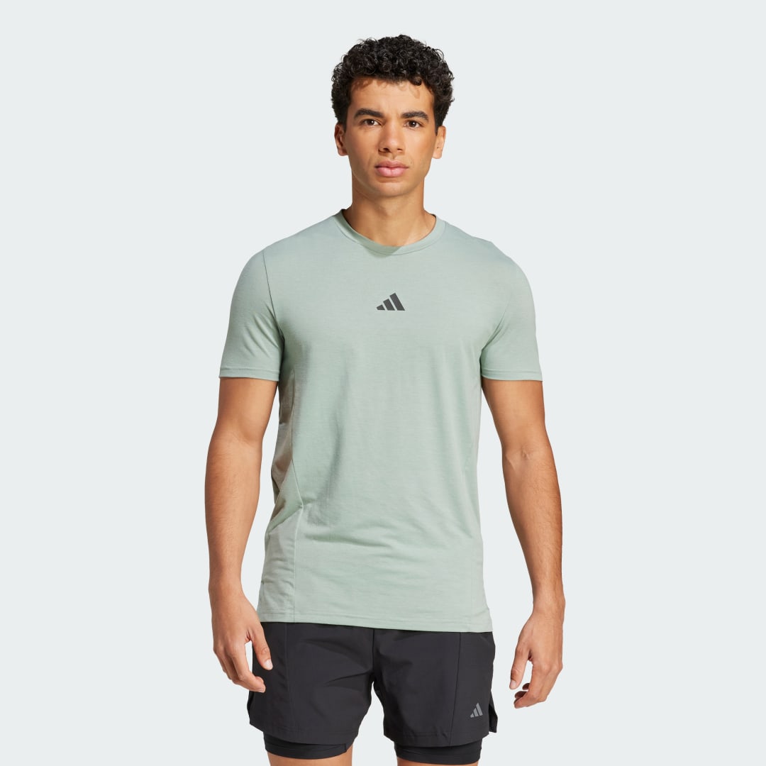 Тениска adidas Performance Designed for Training Workout T-Shirt Зелено | JI5768, 0