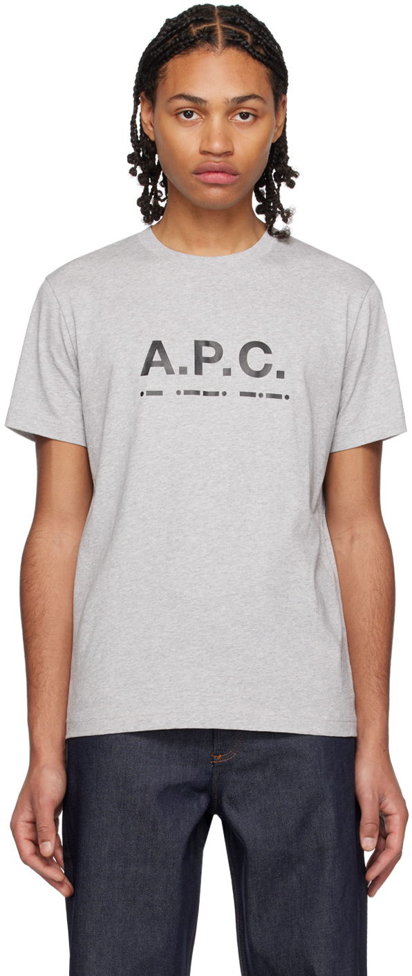 Тениска A.P.C. Sven Сиво | CODEU-M26199, 0