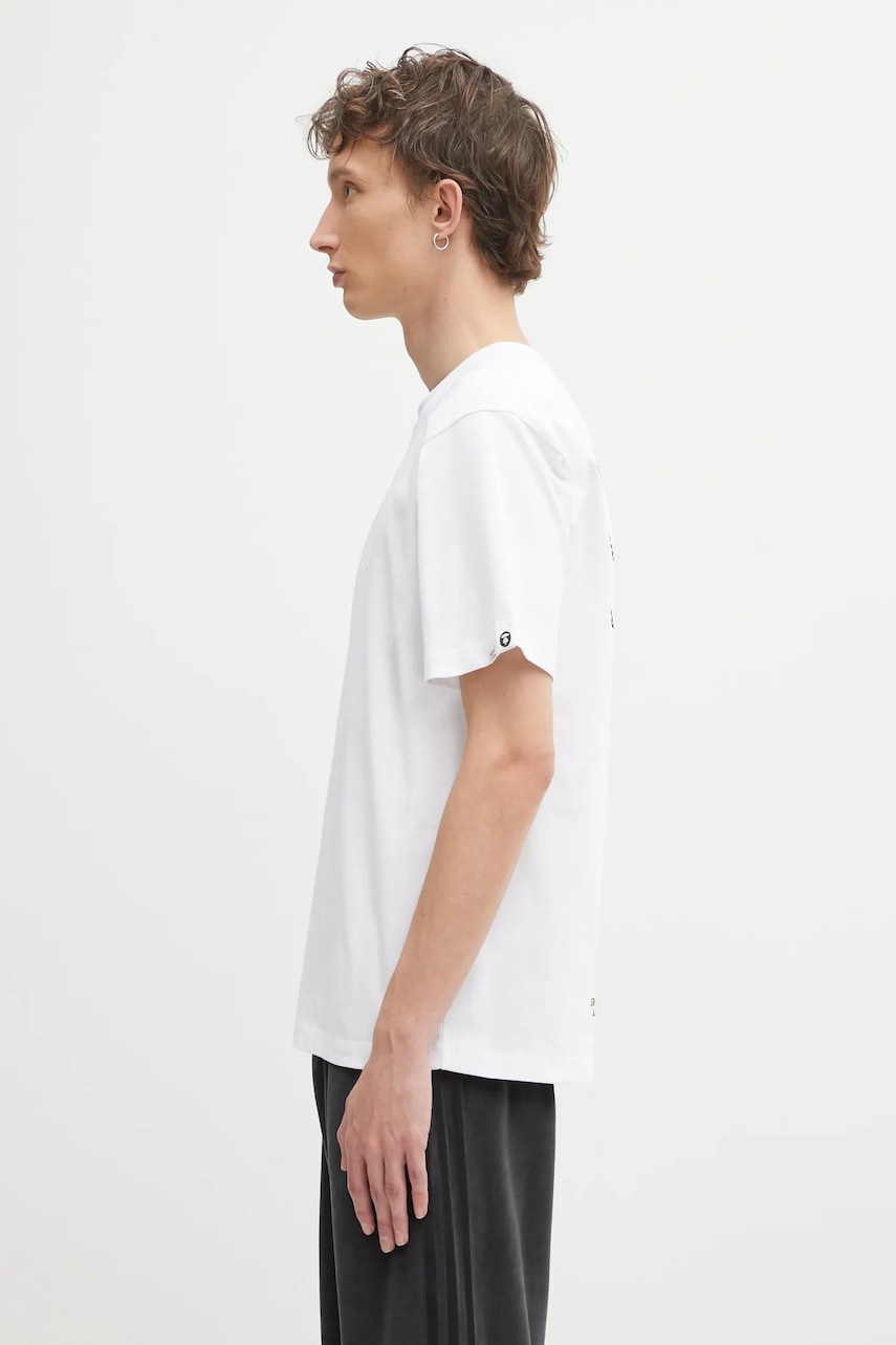 Тениска AAPE by A Bathing Ape Basic Ape Head Graphic T-Shirt Бяло | AAPTEM1647XXO, 1