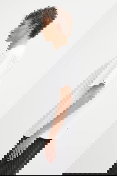 Тениска AAPE by A Bathing Ape Basic Ape Head Graphic T-Shirt Бяло | AAPTEM1647XXO, 1