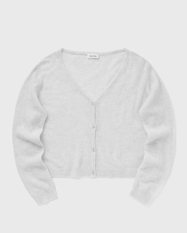 Пуловер American Vintage American Vintage Cropped Cardigan Сиво | DUM19AE25-ARCTIQUE-CHINE, 0
